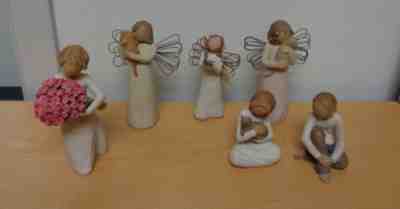 6 Willow Tree figurines Kindness caring freedom friendship abundance affection