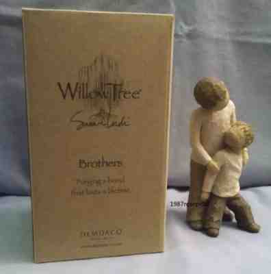 Demdaco BROTHERS Willow Tree 2 Boys Figurine NEW