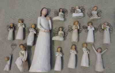 17 x Mixed Willow Tree Bundle Lot Various Resin Figurines