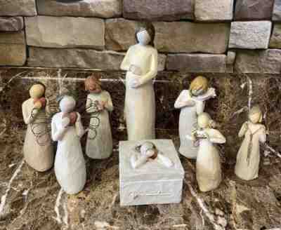 Willow Tree Angel Figurines Trinket Box Lot of 8