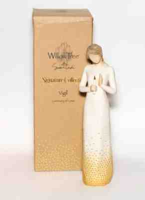 Willow Tree " VIGIL " By Susan Lordi 2015 Demdaco Woman holding candle 10" tall