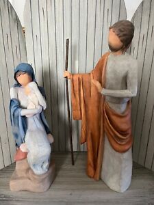 Willow Tree "The Christmas Story" nativity - Joseph, Mary and Baby Jesus