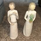 Willow Tree Welcoming Spirit Angel 15” By Susan Lordi Demadaco Lot Of 2