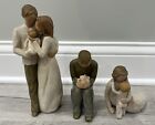 Willow Tree Our Gift,Child’s Touch,New Dad Figurines Lot Of 3
