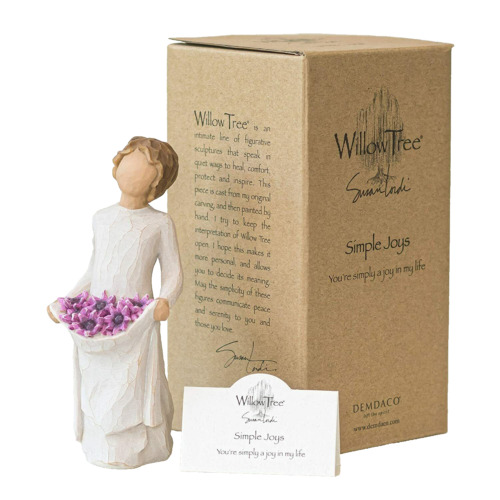 WILLOW TREE "SIMPLE JOYS" SCULPTED HAND-PAINTED FIGURINE SUSAN LORDI #27242 NEW