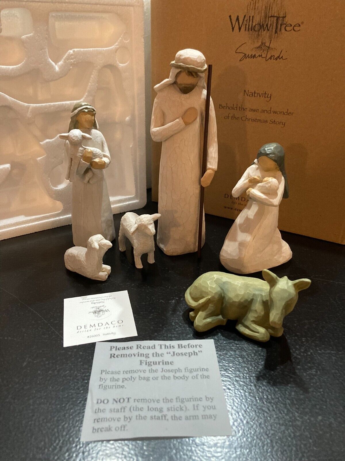 CHRISTMAS Willow Tree Nativity Figurine Set-6 Pieces, NIB, DEMDACO #26005