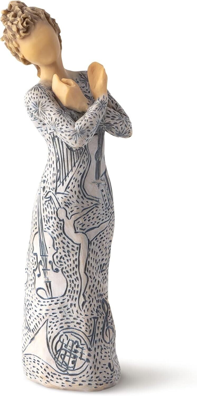Music Speaks Willow Tree Figure – Lighter Skin, Beautifully Expressive!