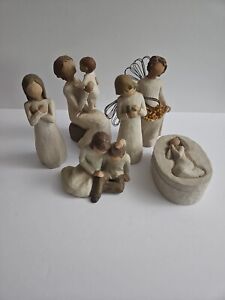 Willow Tree Figurine Lot of 6 DEMDACO - Great Condition - Various Years