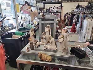 Willow Tree Nativity Scene 17 Figures Plus PreOwned