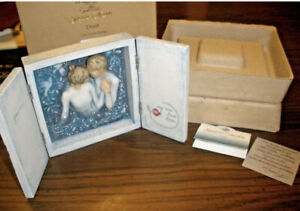 NEW - Willow Tree Signature Duet Our Love Song Triptych Hinged Box - BRAND NEW