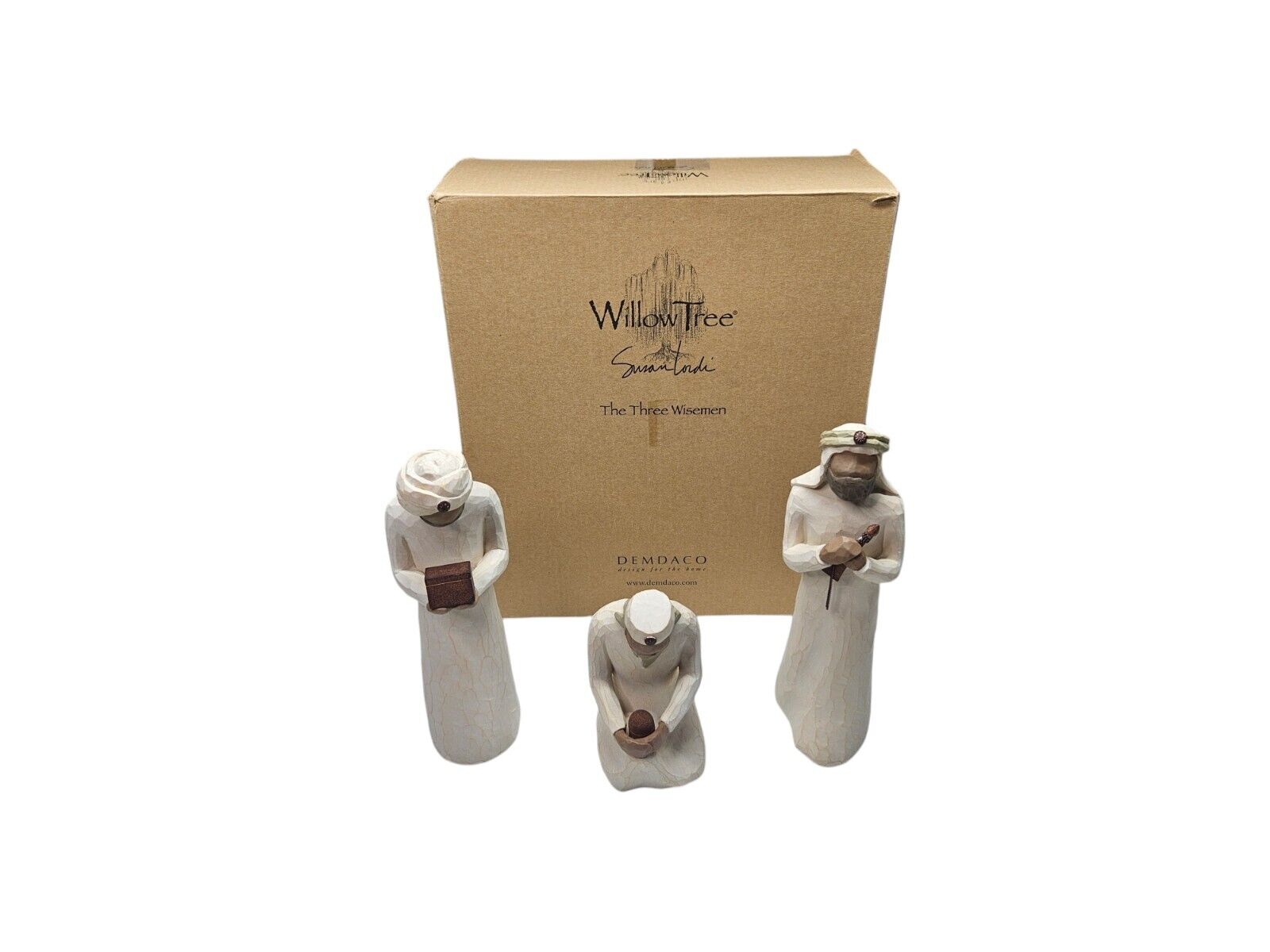 Willow Tree The Three Wisemen Nativity Figures Set 2000 Demdaco Susan Lordi VTG