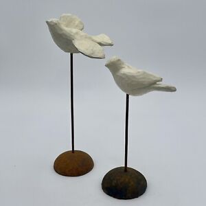 Retired Vintage Willow Tree Birds Sculpture Set Susan Lordi White Doves Nativity