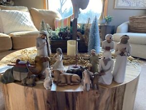 Willow Tree Nativity Set 15 Pieces!!!! AMAZING SET!!!!