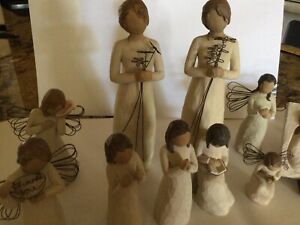 WILLOW TREE figures lot of 10, Used, Good condition