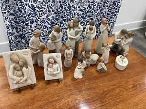 willow tree figurines lot  21 figures read description!!