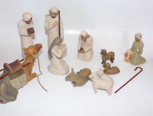 10 WILLOW TREE NATIVITY SET FREE SHIPPING