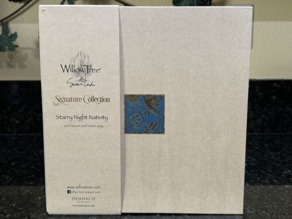 Willow Tree Starry Night Nativity, Sculpted Hand-Painted Nativity Triptych Box