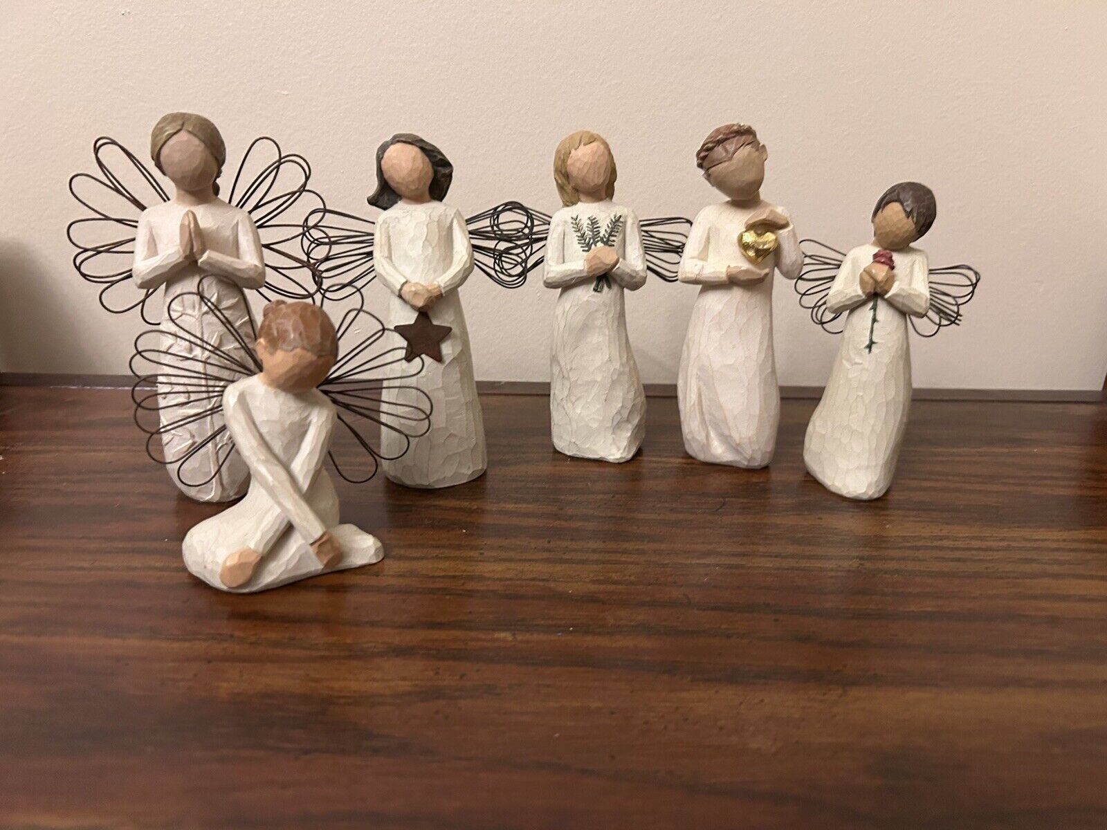 Lot of 6 Willow Tree Collection Angels Demdaco