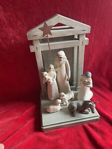 Willow Tree Nativity Creche Wooden Demdaco IncompleteSet Of 7 Pieces Susan Lordi