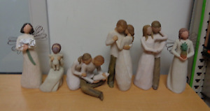 Lot of 6 Susan Lordi Willow Tree Angel of Love, Grandmother, New Life, Promise &