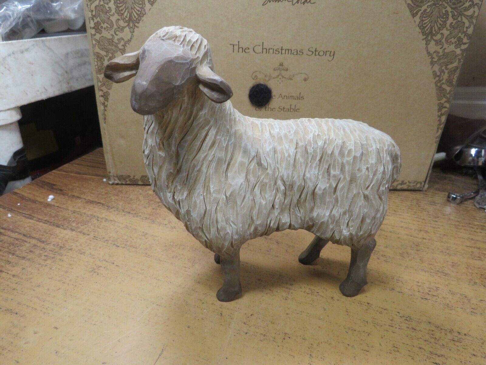 willow tree nativity Gentle Animals of the Stable Standing Lamb Figure