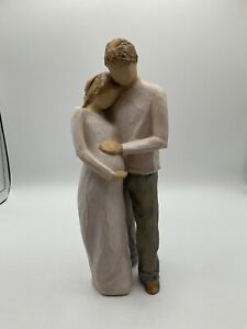 Willow Tree Promise, Sculpted Hand-Painted Figure Pregnancy Couple NEW NO BOX