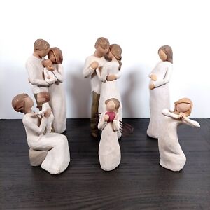 Lot of 6 Willow Tree Figurines Grandmother Our Gift Cherish Promise Susan Lordi