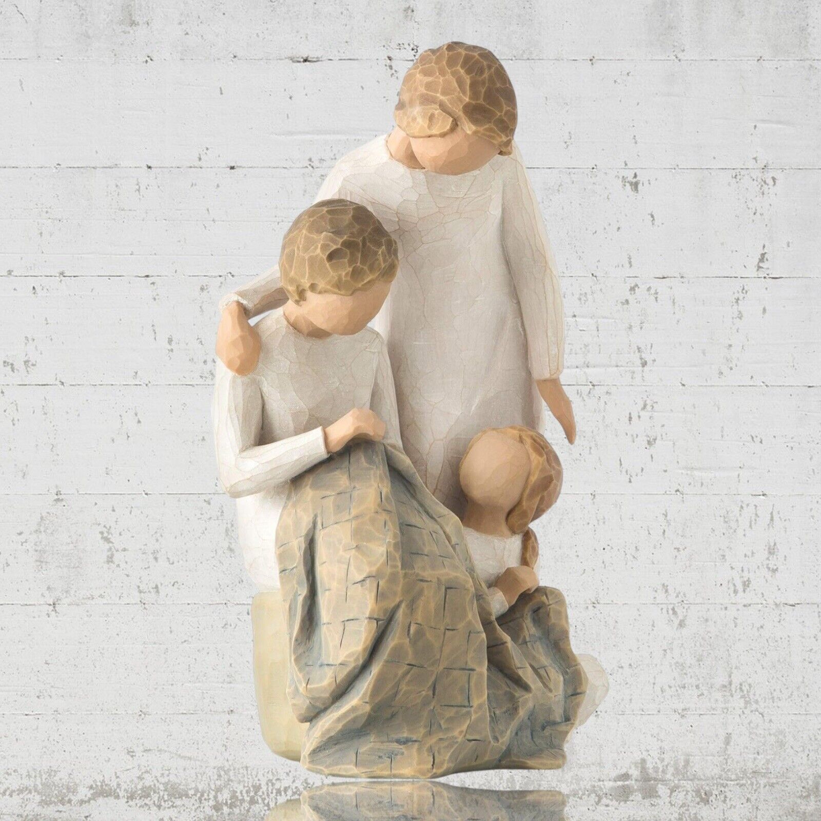 Willow Tree GENERATIONS Quilting Angel Figures Sculpted Demdaco #26167