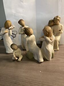 Willow Tree lot of 5 Figures (2 double figures)