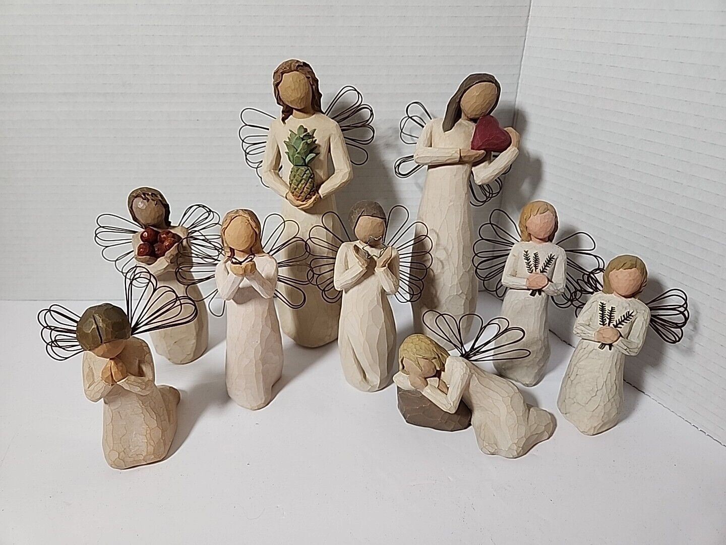 Lot of 9 Willow Tree Angel Figurines