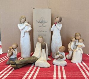 Lot of 6 Willow Tree Figurines by Susan Lordi