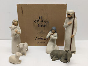 Willow Tree Nativity #26005 sculpted by Susan Lordi Demdaco 6-piece set with Box