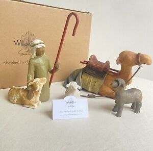 Willow Tree Shepherd and Stable Animals, Christmas Gifts, Xmas Decor