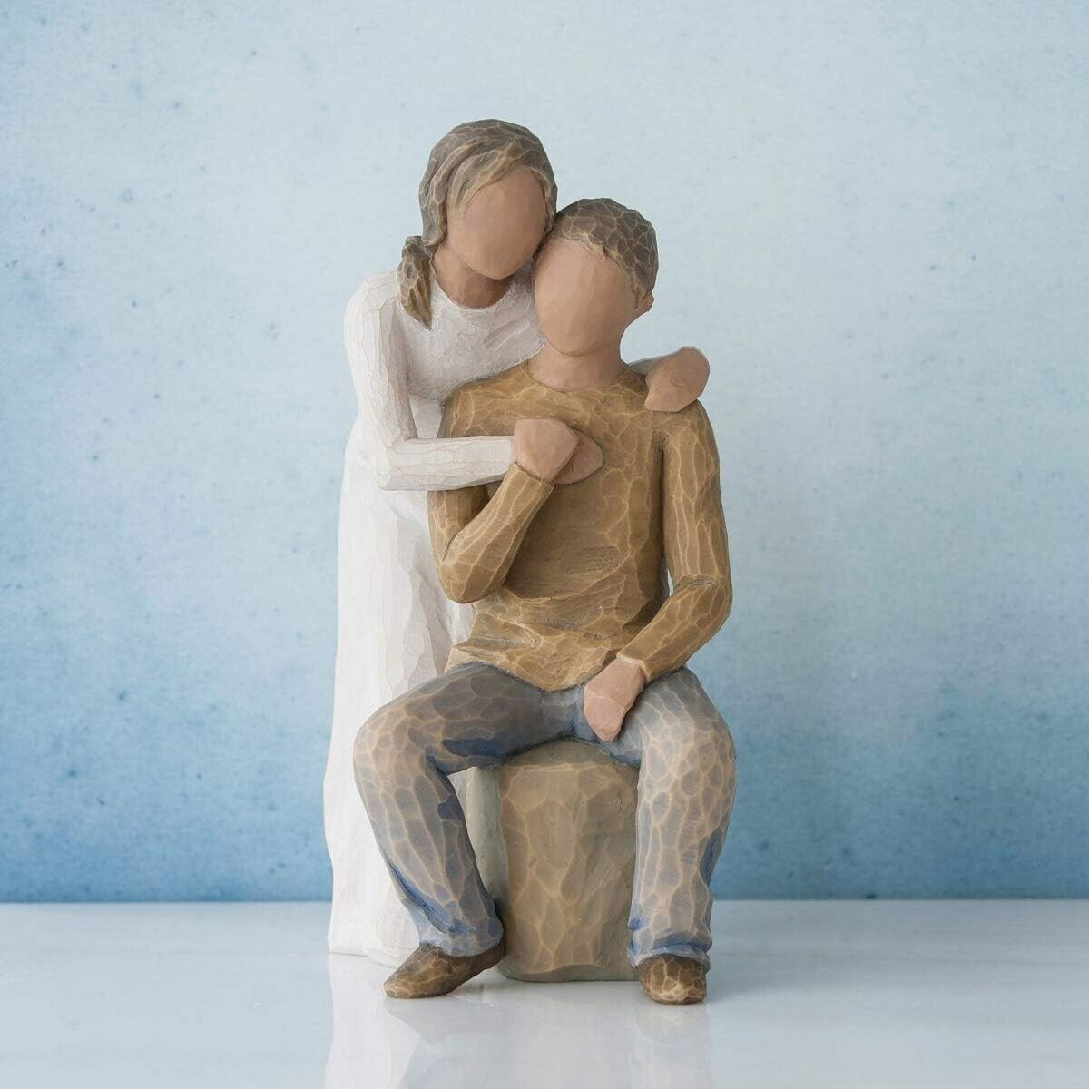 You and Me Willow Tree Figurine, Sculpted Hand-Painted Figure 26439