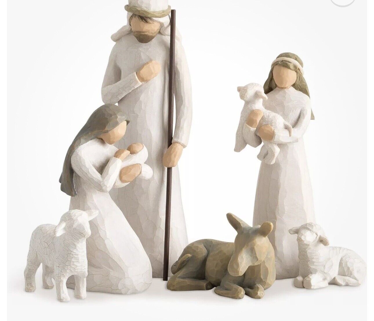 Willow Tree Nativity, Sculpted Hand-Painted Nativity Figures, 6-Piece Set