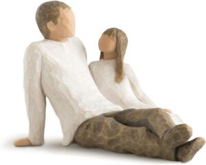 Willow Tree Father and Daughter, Sculpted Hand-Painted Figure