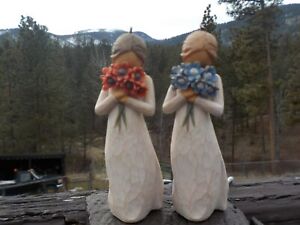 Willow Tree Ornaments Figurines Susan Lordi Surrounded by Love/Forget Me Forget