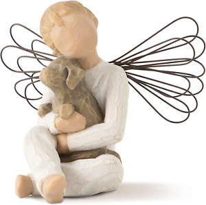 Willow Tree Angel Figurines Comfort Dog Statue Memory Alive Animal Lover Gift