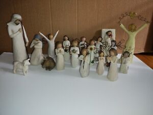Lot 17 Willow Tree Demdaco Susan Lordi Angels Nativity Hope Sisters