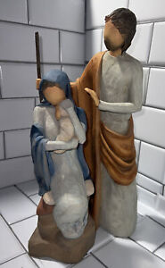 Willow Tree The Christmas Story Nativity Mary Joseph & Jesus Large size NIB 2005