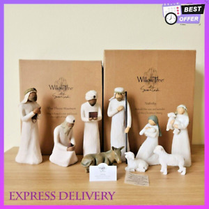 New FullBox, Willow Tree Figurine Nativity Set (9pcs)