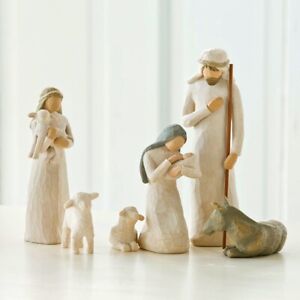 Willow Tree Nativity Figurines 6 piece set, Christmas Decor