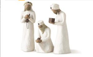 Willow Tree The Three Wisemen, Sculpted Hand-Painted Nativity Figures, 3-Piece