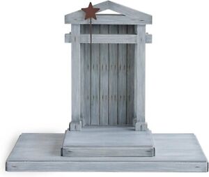 NEW Willow Tree Crèche, Hand-Painted Nativity Backdrop - Free Shipping