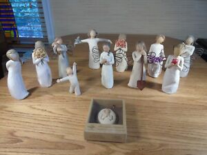 Lot of 11 Willow Tree Figures and 1 Ornament