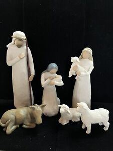 1999  Willow Tree / Demdaco 6 Piece Nativity Set (26005) w/Orig Box~LORDI Signed