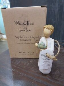 Willow Tree WITH ANGEL OF THE KITCHEN ORNAMENT  Sculpted Hand Painted Figure