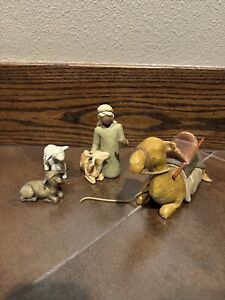Willow Tree Nativity Shepherd & Stable Animals