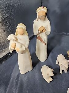 Willow Tree Nativity hand-painted nativity figures 9 Pieces