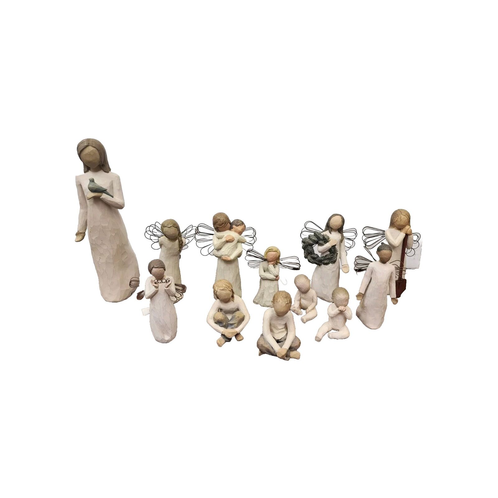Demdaco Willow Tree Figurines By Susan Lordi Lot Of 12 Years 2001 - 2008 READ